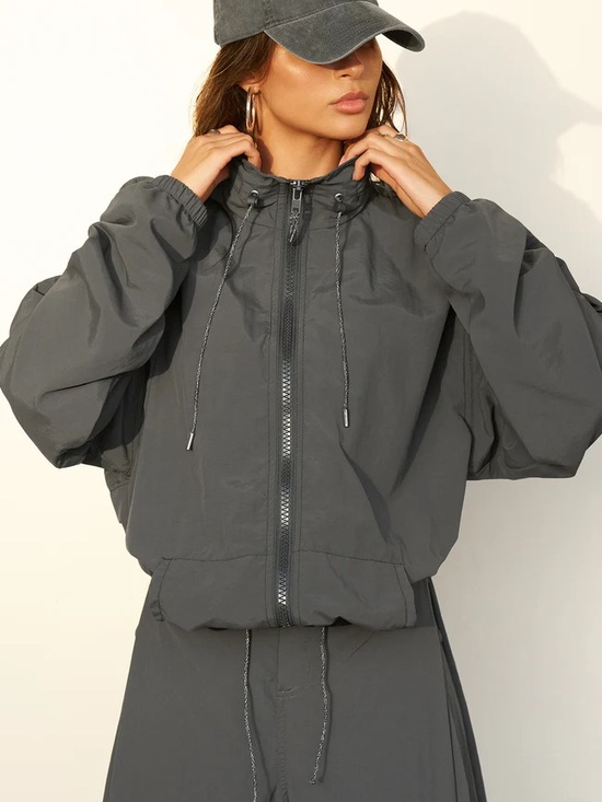 Joah Brown Jackets & Blazers - Joah Brown Classic Windbreaker Jacket Jet Medium